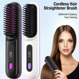 Cordless Hair Straightener Brush