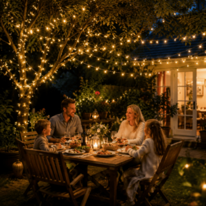 100 LED Solar Fairy Lights Outdoor – Warm White Firefly String Lights on Copper Wire for Garden Trees, Shrubs & Patios – Waterproof IP44