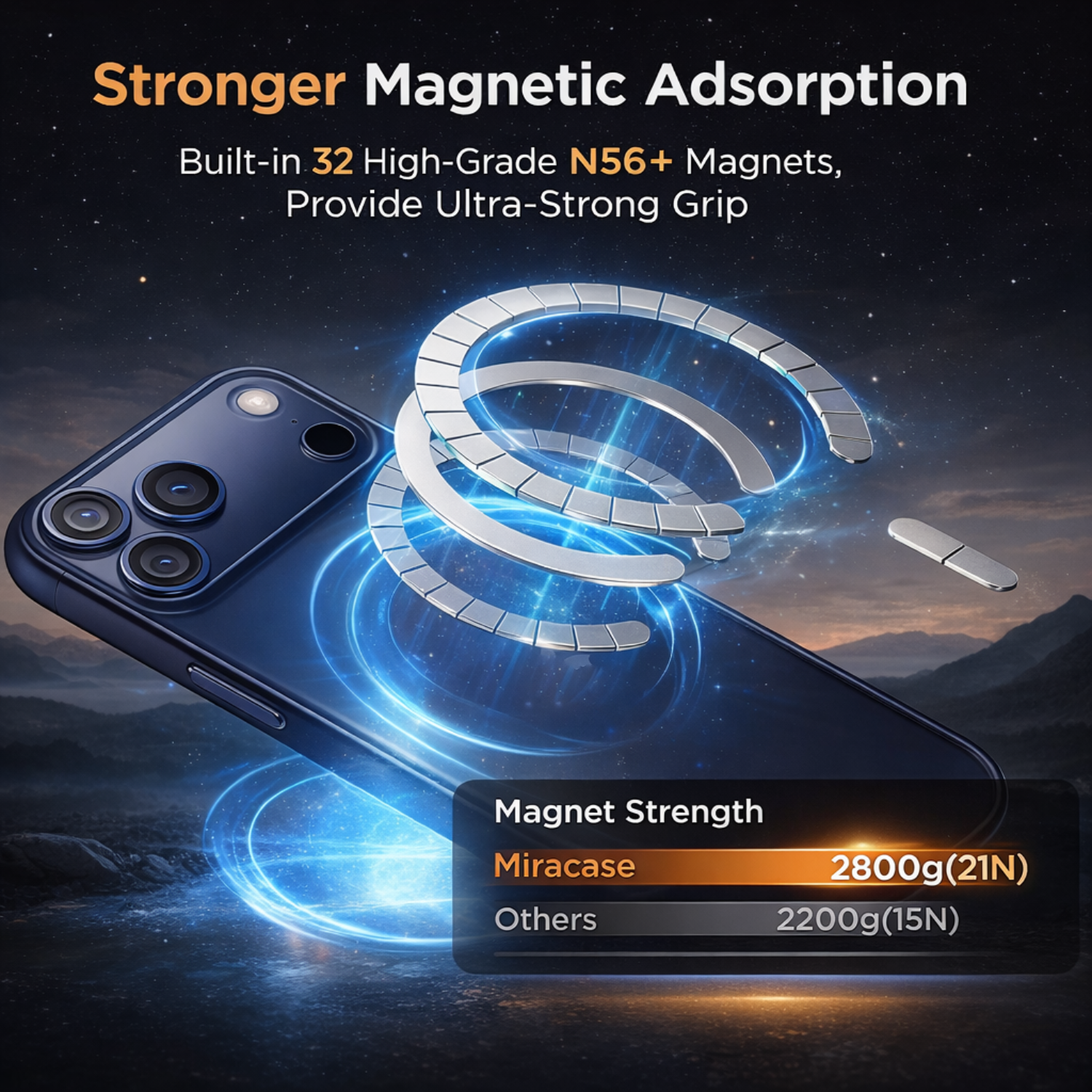 iPhone 17 Pro Max Case 3-in-1 Protection- Military-Grade Shockproof Case with Tempered Glass Screen Protector and Camera Lens Shield – Black - Image 4