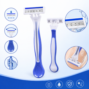 Disposable Razor (Pack of 3) – Lightweight Travel Shaver with Precision Blades for Smooth Grooming & Sensitive Skin