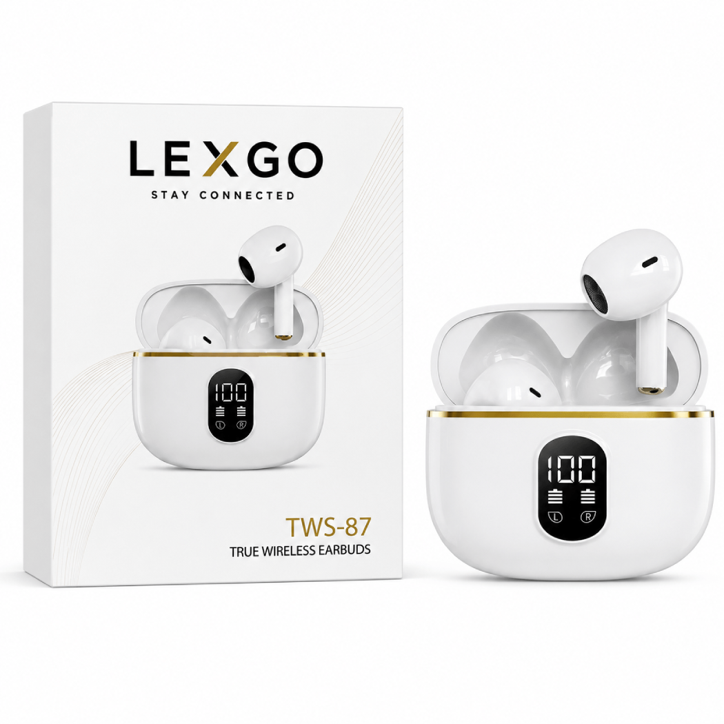 Wireless Earbuds with LED Display