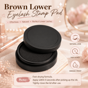 Lower Lash Stamp Kit 2-in-1 Waterproof Bottom Eyelash Stamp & Eyeliner Set – Smudge-Proof Quick Makeup Tool for Beginners