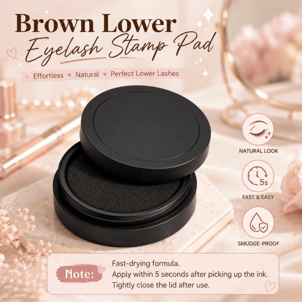 Lower Lash Stamp Kit 2-in-1 Waterproof Bottom Eyelash Stamp & Eyeliner Set – Smudge-Proof Quick Makeup Tool for Beginners - Image 7