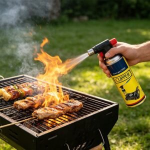 Portable Butane Gas Canisters 400ml – High-Performance Camping Stove Gas Bottles with Bayonet Fit for BBQ, Blowtorch & Outdoor Cookers
