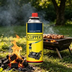 Portable Butane Gas Canisters 400ml – High-Performance Camping Stove Gas Bottles with Bayonet Fit for BBQ, Blowtorch & Outdoor Cookers