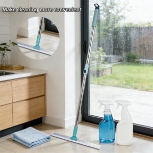 39" Extendable Window Squeegee with Swivel Head. 2-in-1 floor & glass cleaner for bathrooms & tiles. Reach high spots easily with a foam handle. Shop now!