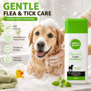 Pride & Groom Flea and Tick Dog Shampoo