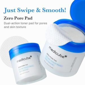 Medicube Zero Pore Pad 2.0 (70 Pads) – Exfoliating Toner Pads with AHA & BHA for Pore Tightening & Sebum Control